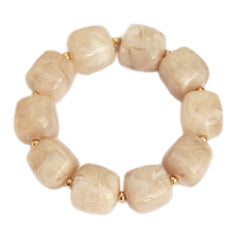 Armband cube beige