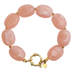 Bracelet pastille peach