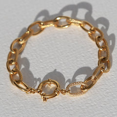 Armband Statement Kette Gold