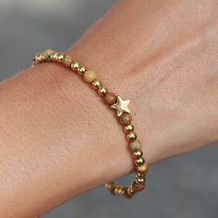 Moraira star jasper stone bracelet