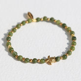 Bracelet gemstone turtle serpentine