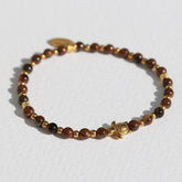 Bracelet gemstone turtle tigereye