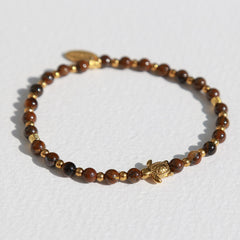 Armband gemstone turtle tigereye