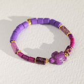 Bracelet tortue violet