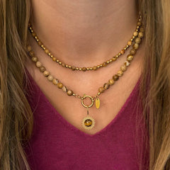 Tiger eye charm