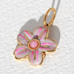 Charm-Blume rosa