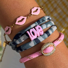 Bracelet de cheville et bracelet de bras camouflage
