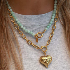Breloque coeur baroque