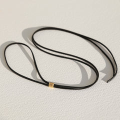 Choker Navajo black gold