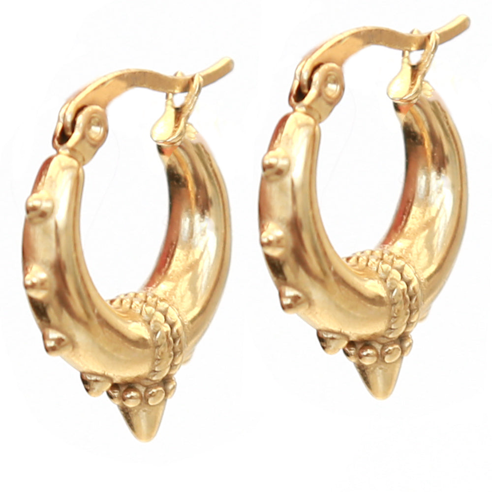 Gold earrings Bali