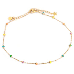 Anklet rainbow fiesta