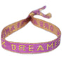 Woven bracelet pop art lilac