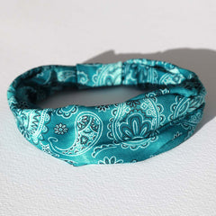 Haarband bandana emerald