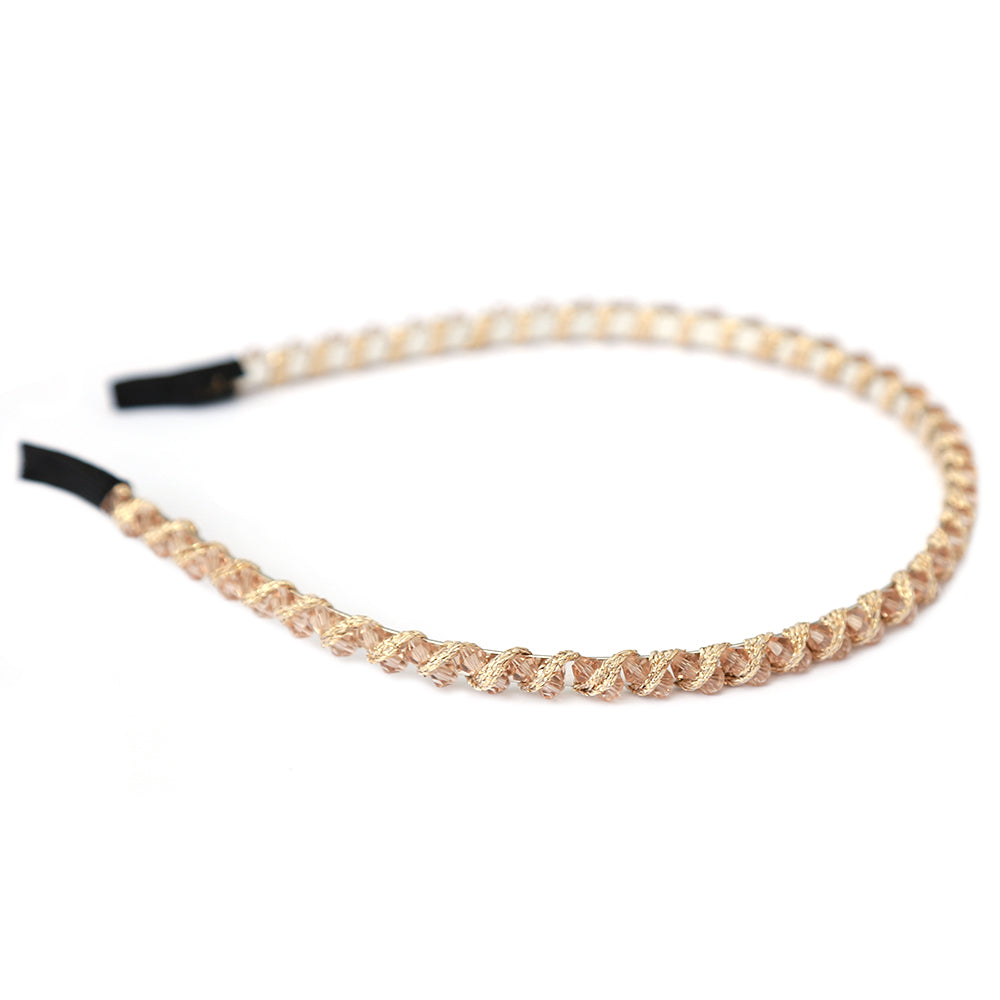 Glamor champagne headband