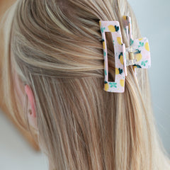 Pince à cheveux citron