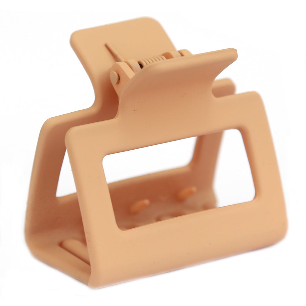 Haarspange klein gerade mattbeige
