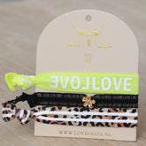 Ibiza elastiekjes Leopard stripe