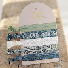 Ibiza elastiekjes I love you so matcha