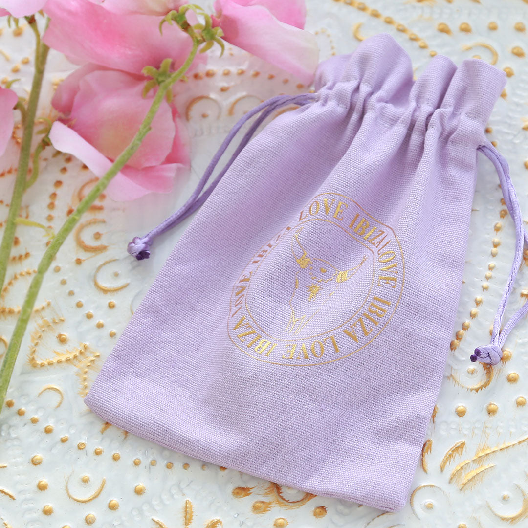 Gift bag linen lilac
