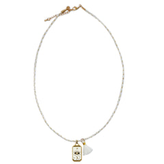 Gypsy weiße Augen Halskette