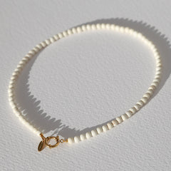Ketting Javea creme