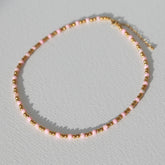 Collier Moraira rose clair