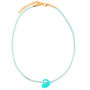 Necklace surf white heart