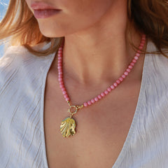 Charm oro coral
