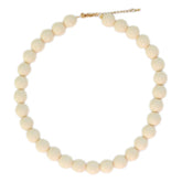 Collier crème à bulles