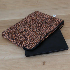 Laptop sleeve luipaard