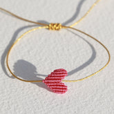 Brazalete corazón rosado