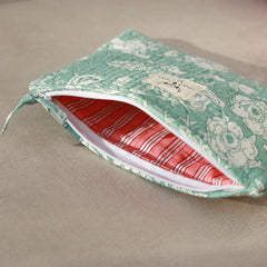 Kosmetiktasche mint flower