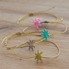 Pulsera de palma de oro