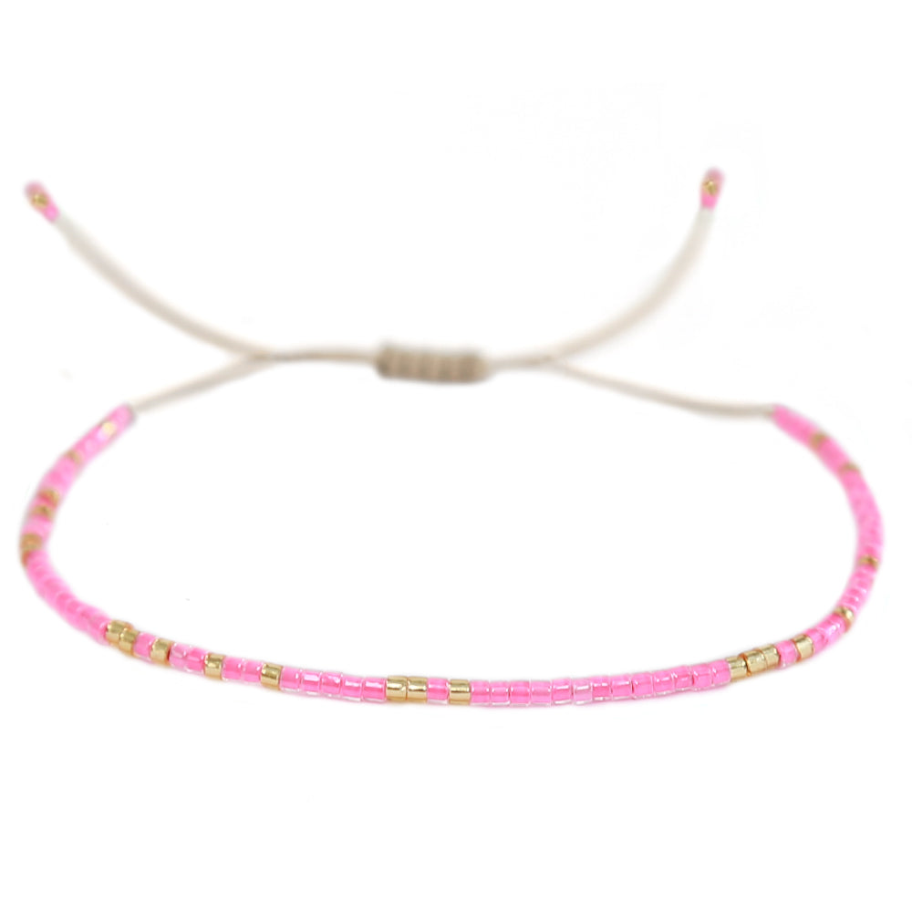 Bracelet miyuki pink