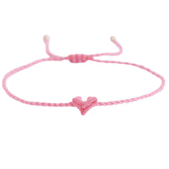 Pulsera de corazón Love Ibiza rosa
