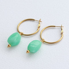 Ohrringe Rocks Türkis