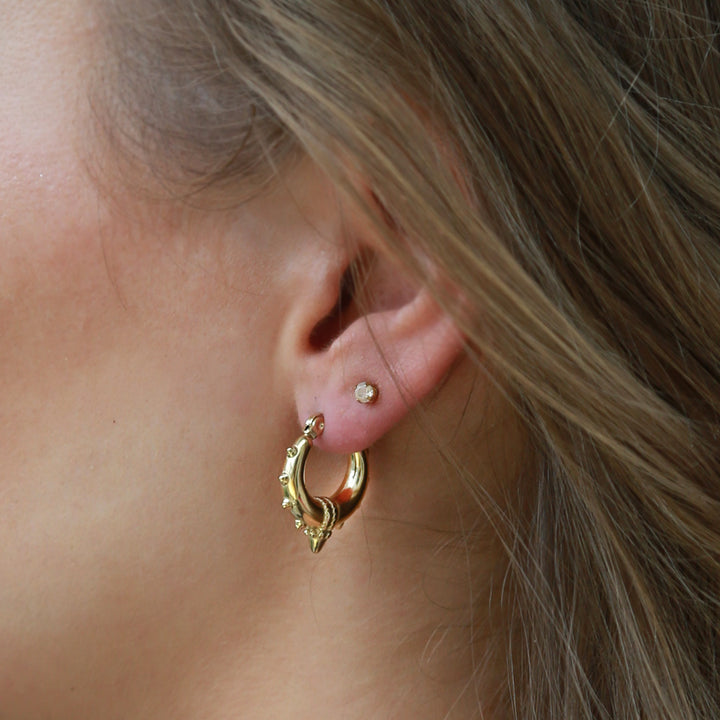 Gold earrings Bali