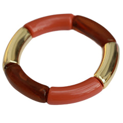 Bracelet penne marron