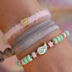 Armband Paisley weiß