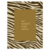 Postkaart You deserve good things