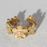 Ring flower pastel