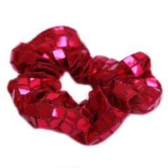 Scrunchie disco donkerroze