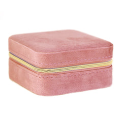 Jewelry box velvet pink