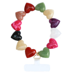 Corazones glaseados con cable telefónico