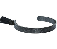 Snake-Armband Schwarz