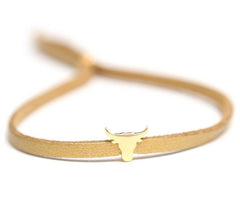 Pulsera de búfalo de oro