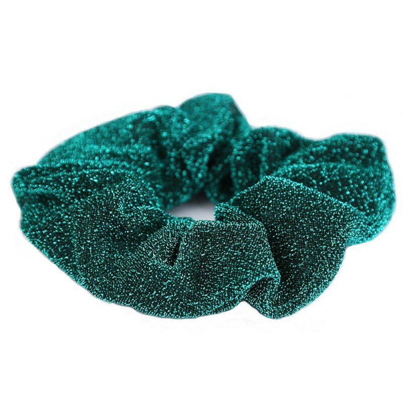 Scrunchie glitz grün