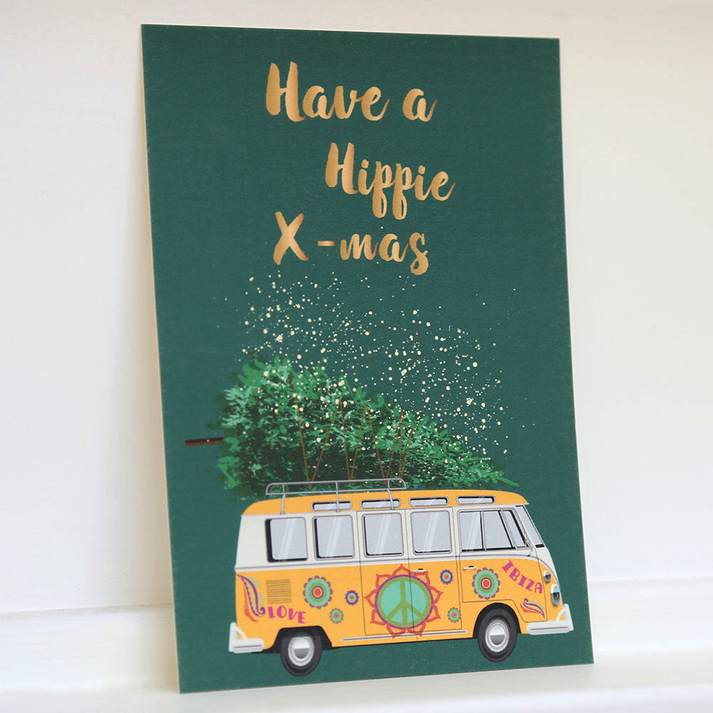 Card | Have a hippie x-mas