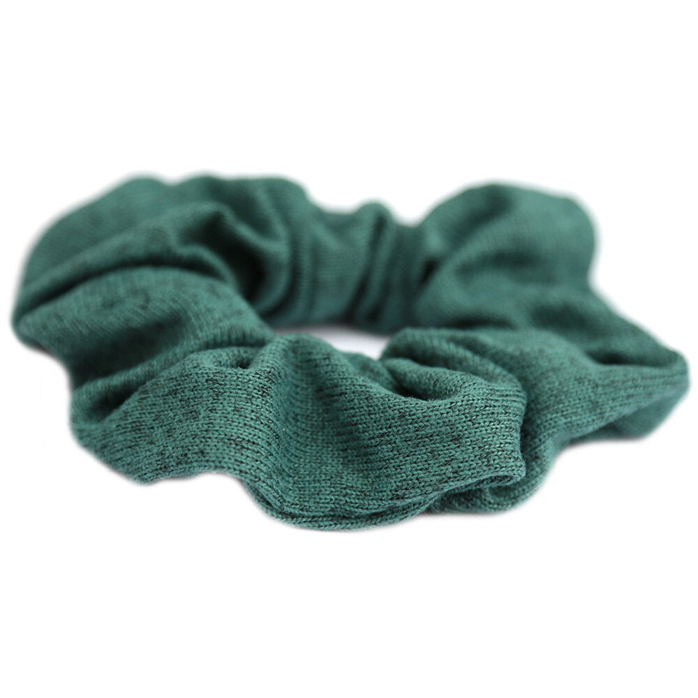 Chouchou knitted verts melee