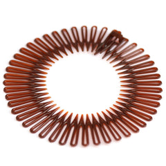 Zig zag hair band brown